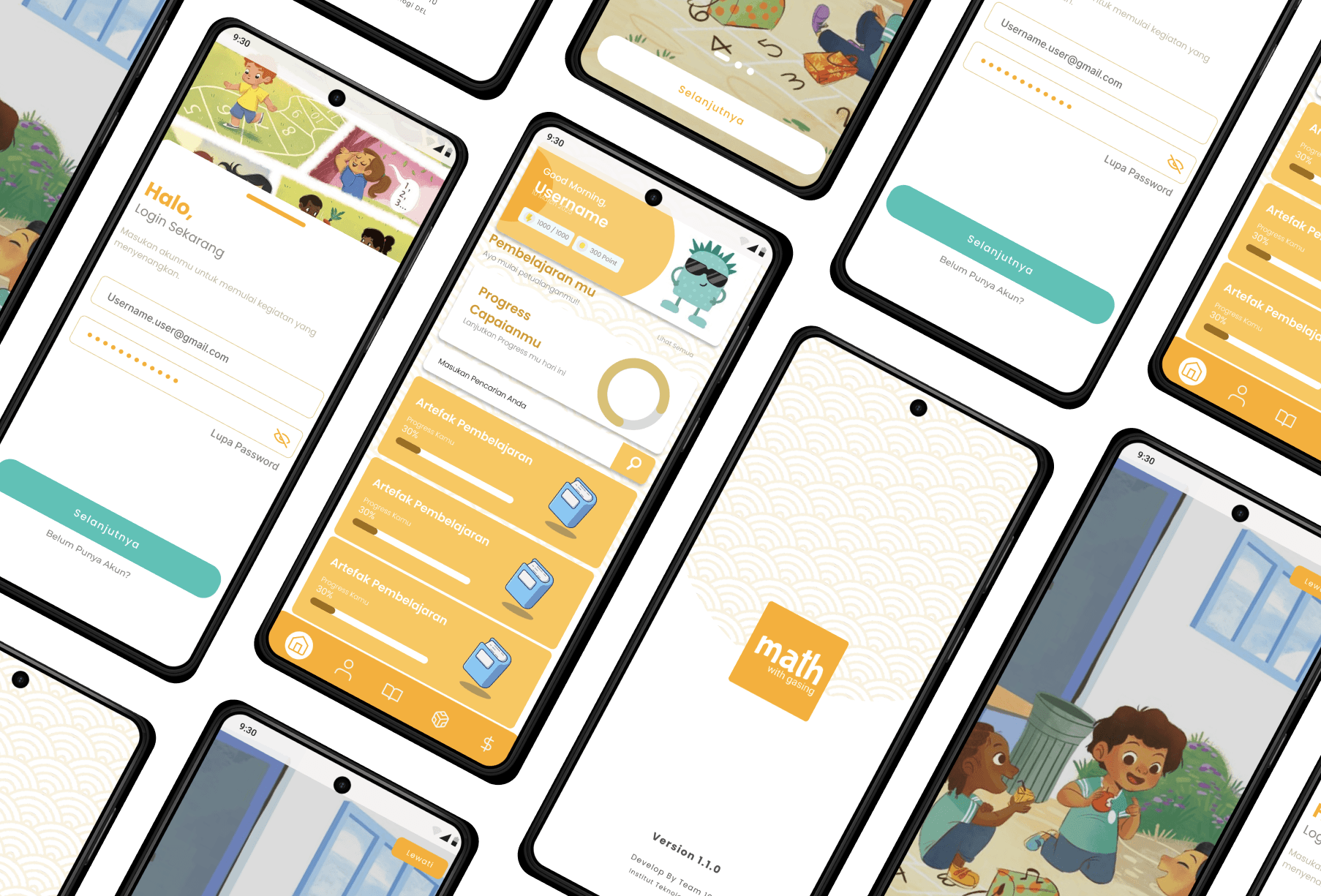 Preview proyek Reengineering Mathplay App